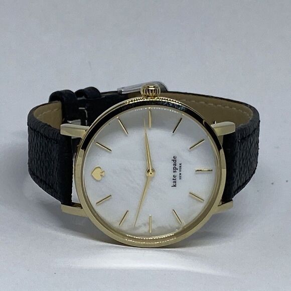 Kate Spade New York Metro 0073 Womens Black Leather Analog Dial Wrist Watch VK90 main image 7